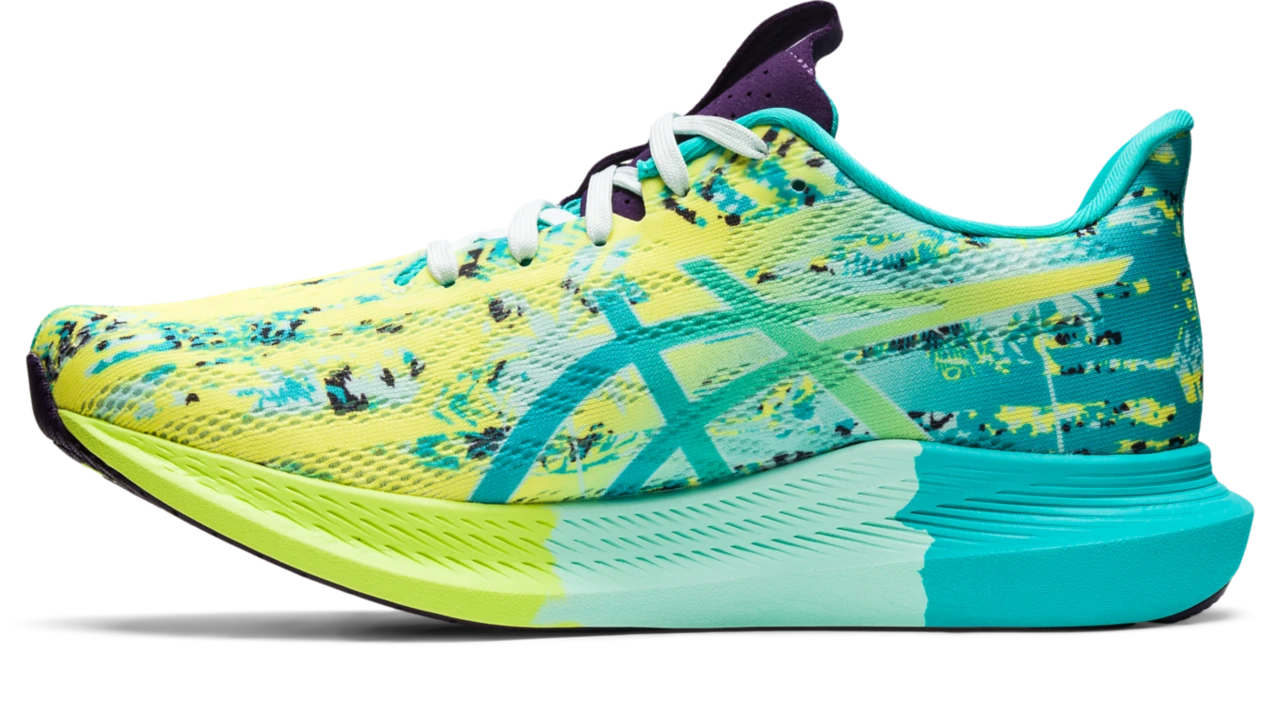 Asics Women's Noosa Tri 14 (750 - Safety Yellow/Soothing Sea) 4 Asics Women's Noosa Tri 14 (750 - Safety Yellow/Soothing Sea) - Image 2