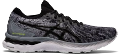 Asics Men's Gel-Nimbus 23 Knit (020 - Sheet Rock/Black)