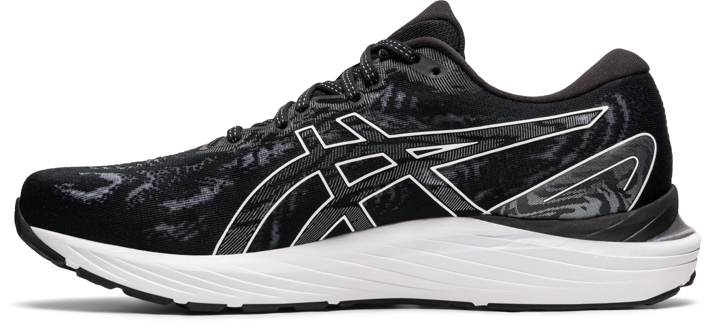 Asics Men’s Gel-Cumulus 23 WIDE (001 - Black/White) 4 Asics Men’s Gel-Cumulus 23 WIDE (001 - Black/White) - Image 2