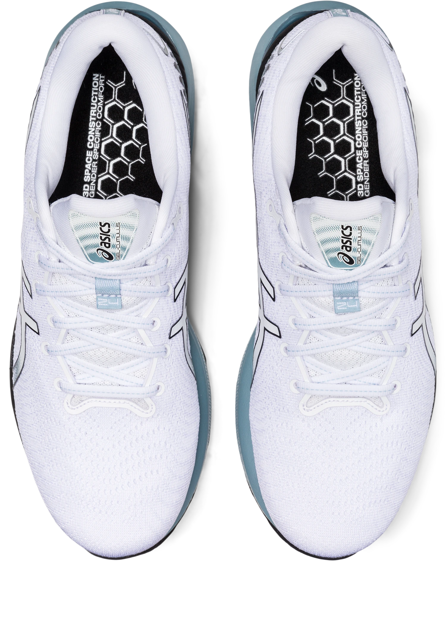 Asics Men's Gel-Cumulus 24 (101 - White/Black) 6 Asics Men's Gel-Cumulus 24 (101 - White/Black) - Image 4