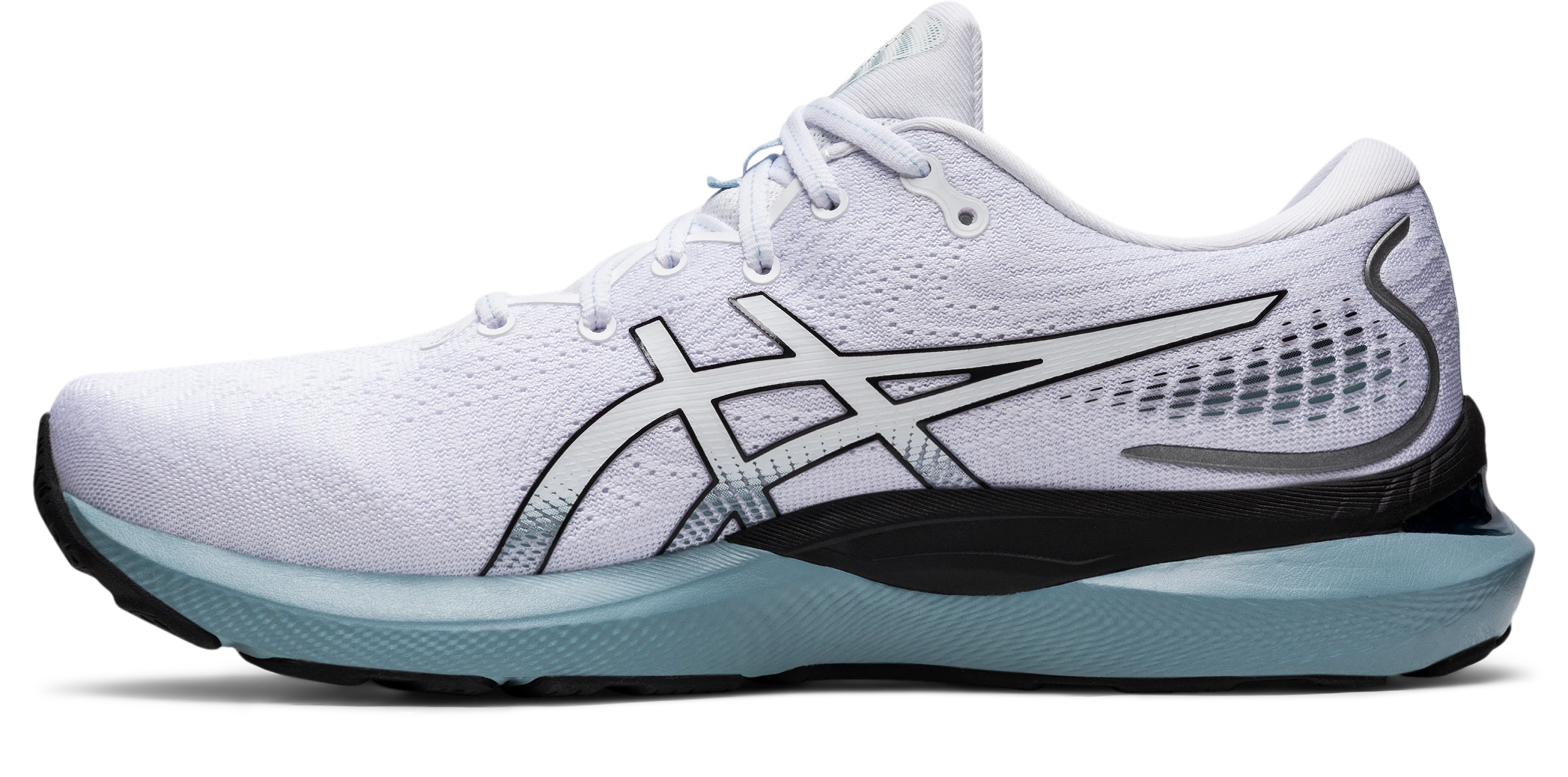 Asics Men's Gel-Cumulus 24 (101 - White/Black) 4 Asics Men's Gel-Cumulus 24 (101 - White/Black) - Image 2