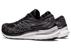 Asics Men's Gel-Kayano 29 (002 - Black/white) -Swiftwick Shop 1011B440 002 SB FL GLB 1024x768
