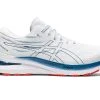Asics Men's Gel-Kayano 29 (101 - White/Deep Ocean) -Swiftwick Shop 1011B440 101 SR RT GLB 1024x768