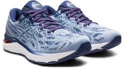 Asics Women’s Gel-Cumulus 23 (417 - Mist/White) -Swiftwick Shop 1012A888 417 SB FR GLB 2748x1500