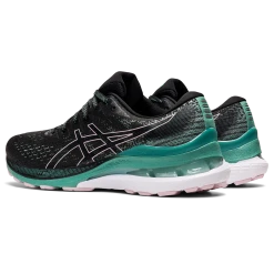 Asics Women's Gel-Kayano 28 (004 - Black/Sage) -Swiftwick Shop 1012B047 004 SB FL GLB PNG 1500x1500 PNG 1500x1500