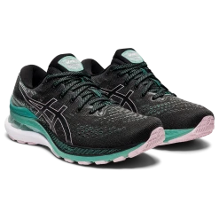 Asics Women's Gel-Kayano 28 (004 - Black/Sage) -Swiftwick Shop 1012B047 004 SB FR GLB PNG 1500x1500 PNG 1500x1500