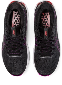 Asics Women’s Gel-Nimbus 24 (004 - Black/Orchid) -Swiftwick Shop 1012B201 004 SB TP GLB 1500x2034