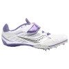 Saucony Women's Spitfire 2 (2 - White/Purple) -Swiftwick Shop 10187 2 500x500