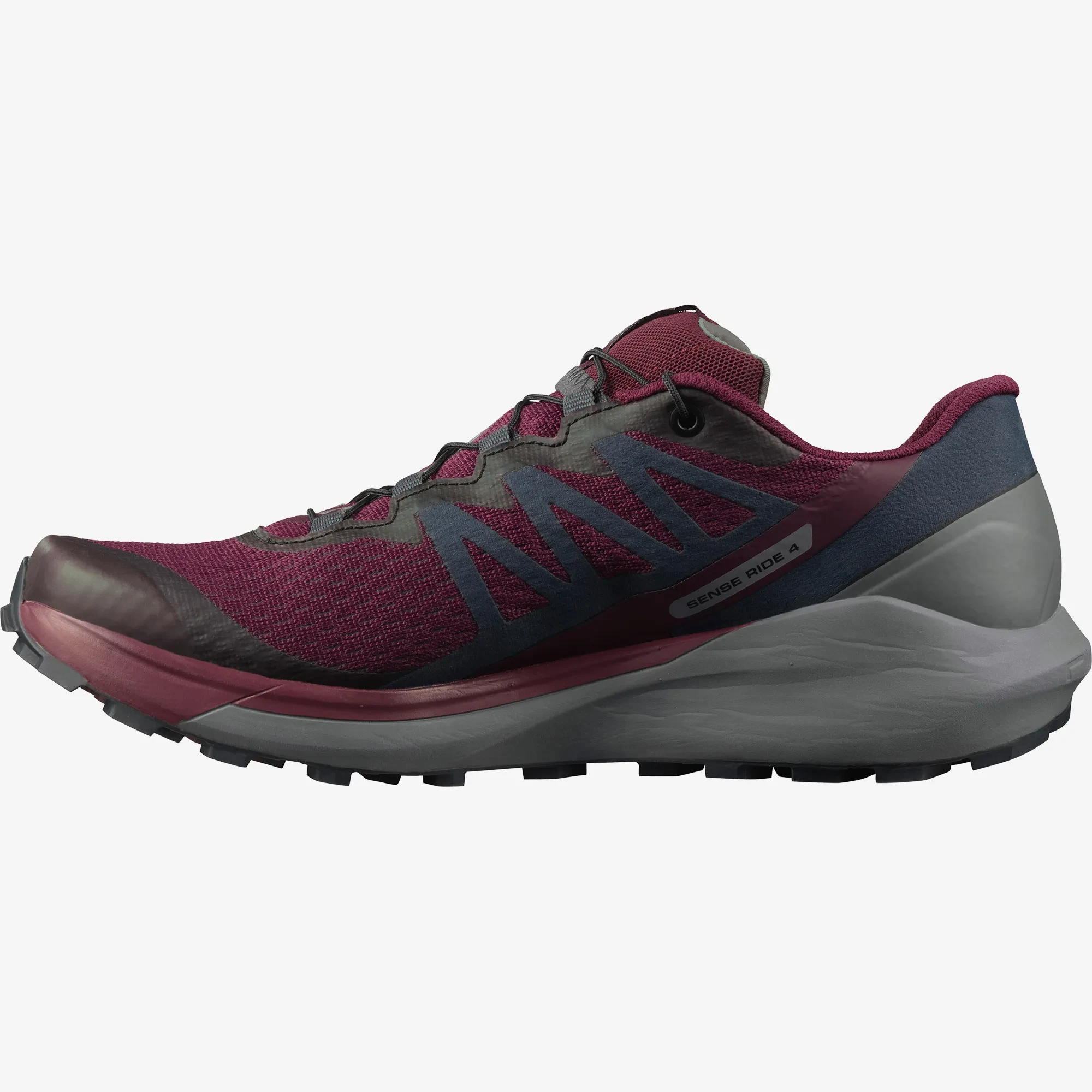 Salomon Women's Sense Ride 4 (Wine Tasting/Quiet Shade/Ebony) 4 Salomon Women's Sense Ride 4 (Wine Tasting/Quiet Shade/Ebony) - Image 2