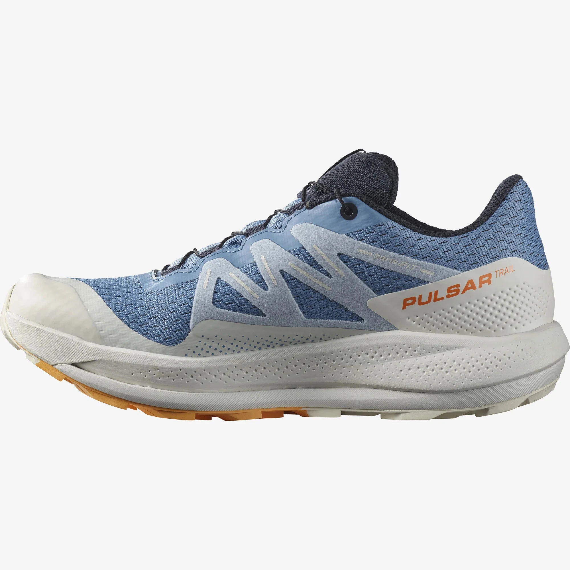 Salomon Women’s Pulsar Trail Gore-Tex (Riviera/Nimbus Cloud/Blazing Orange) 4 Salomon Women’s Pulsar Trail Gore-Tex (Riviera/Nimbus Cloud/Blazing Orange) - Image 2