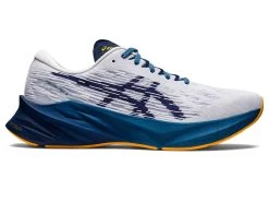 Asics Men’s Novablast 3 (100 - White/Deep Ocean)
