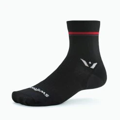 Swiftwick Pursuit Four Ultralight (Retro Stripe/Black)