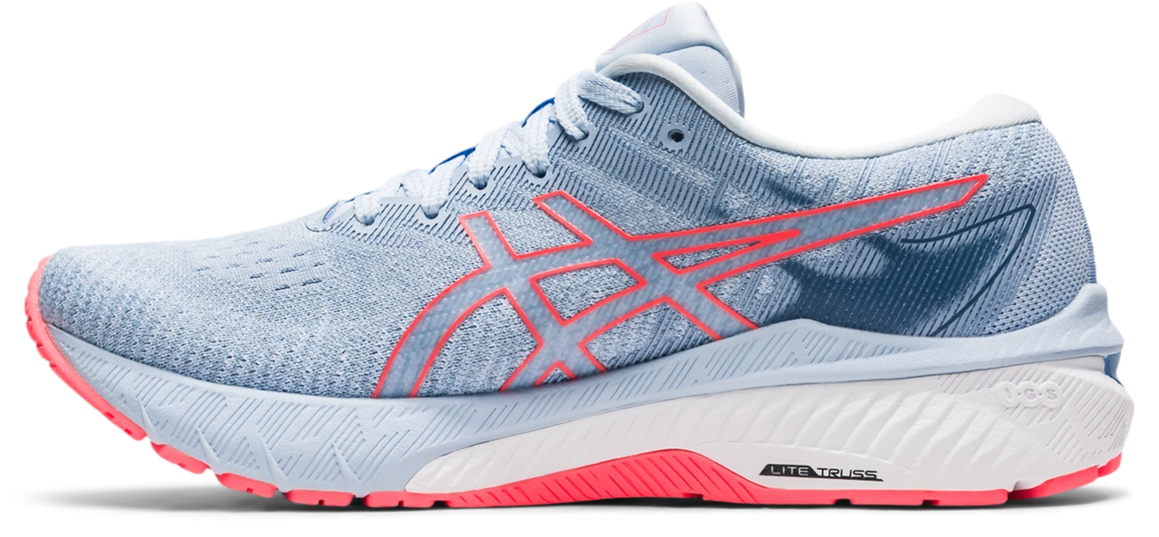 Asics Women’s GT-2000 10 (401 - Mist/Blazing Coral) 4 Asics Women’s GT-2000 10 (401 - Mist/Blazing Coral) - Image 2