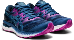 Asics Women’s Gel-Nimbus 23 (402 - Grand Shark/Digital Aqua) -Swiftwick Shop 7F8F6F5E 809E 45DD AC6A 446BB609E966 1280x696