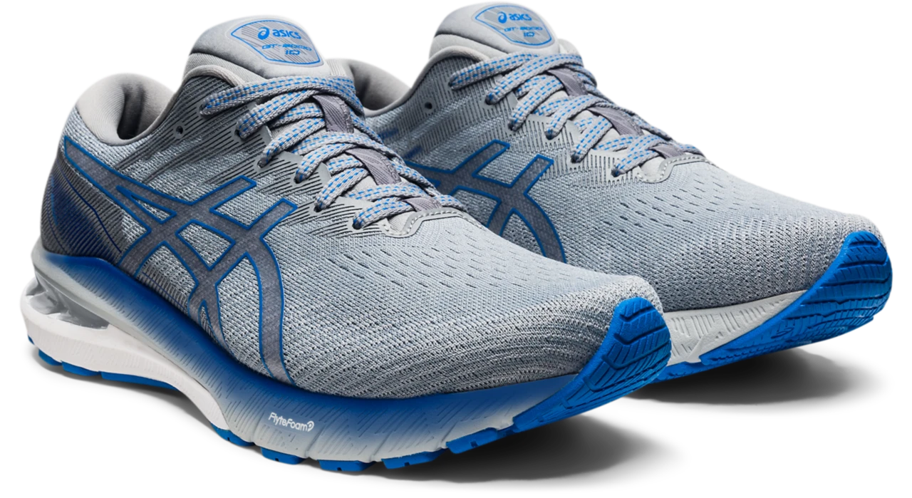 Asics Men’s GT-2000 10 (021 - Sheetrock/Electric Blue) 4 Asics Men’s GT-2000 10 (021 - Sheetrock/Electric Blue) - Image 2