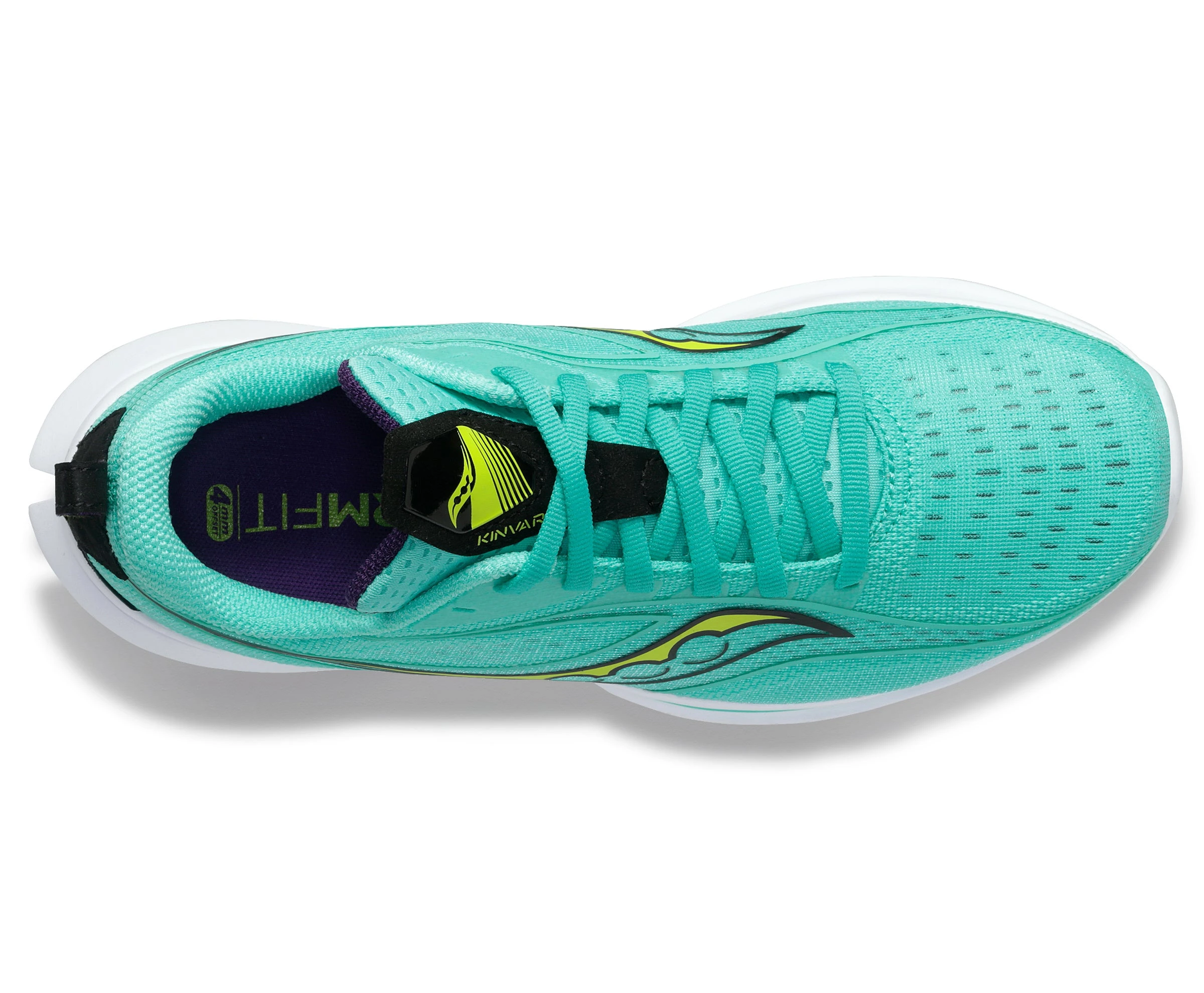Saucony Women's Kinvara 13 (26 - Cool Mint/Acid) 5 Saucony Women's Kinvara 13 (26 - Cool Mint/Acid) - Image 3