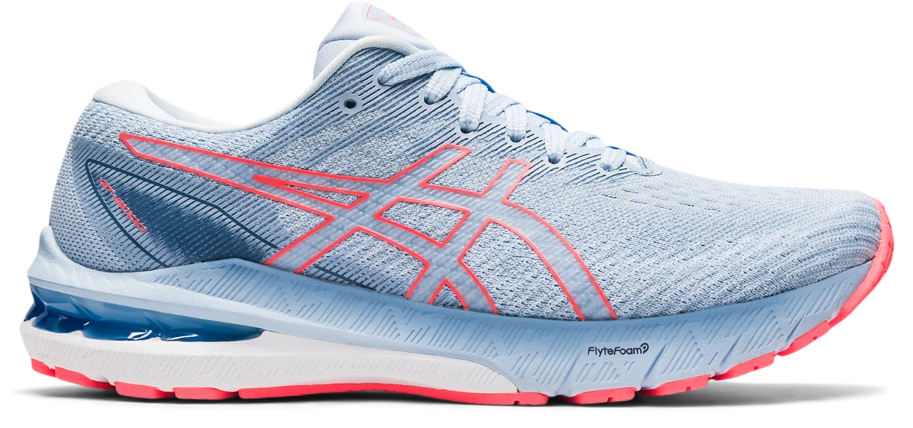 Asics Women’s GT-2000 10 (401 - Mist/Blazing Coral) 3 Asics Women’s GT-2000 10 (401 - Mist/Blazing Coral)