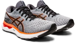 Asics Men’s Gel-Nimbus 24 (020 - Sheetrock/Shocking Orange) -Swiftwick Shop B0291023 3876 427B B6F8 0A67B3972B0E 1280x747