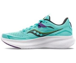 Saucony Women's Ride 15 (26 - Cool Mint/Acid) -Swiftwick Shop B32AFC1A 2EA7 4EEB A2D1 8A66A8484629 2400x1980