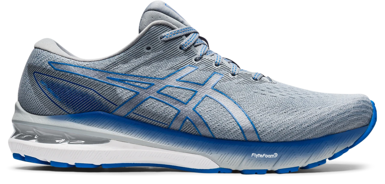 Asics Men’s GT-2000 10 (021 - Sheetrock/Electric Blue) 3 Asics Men’s GT-2000 10 (021 - Sheetrock/Electric Blue)