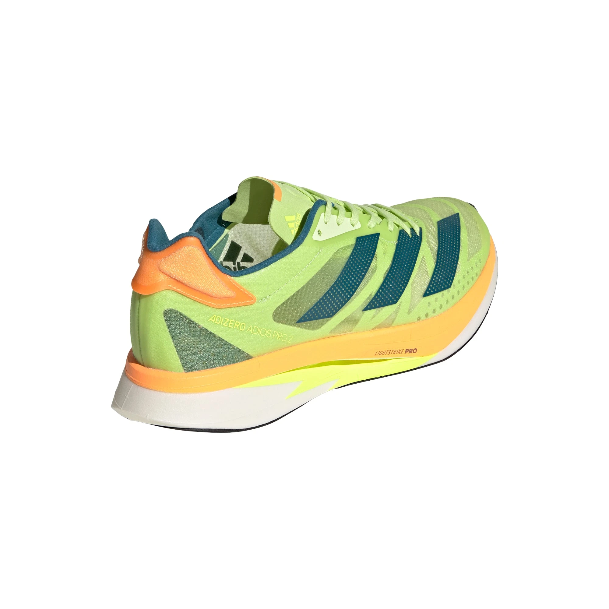 ADIDAS Unisex Adizero Adios Pro 2 (Pulse Lime/Real Teal/Flash Orange) 6 ADIDAS Unisex Adizero Adios Pro 2 (Pulse Lime/Real Teal/Flash Orange) - Image 4
