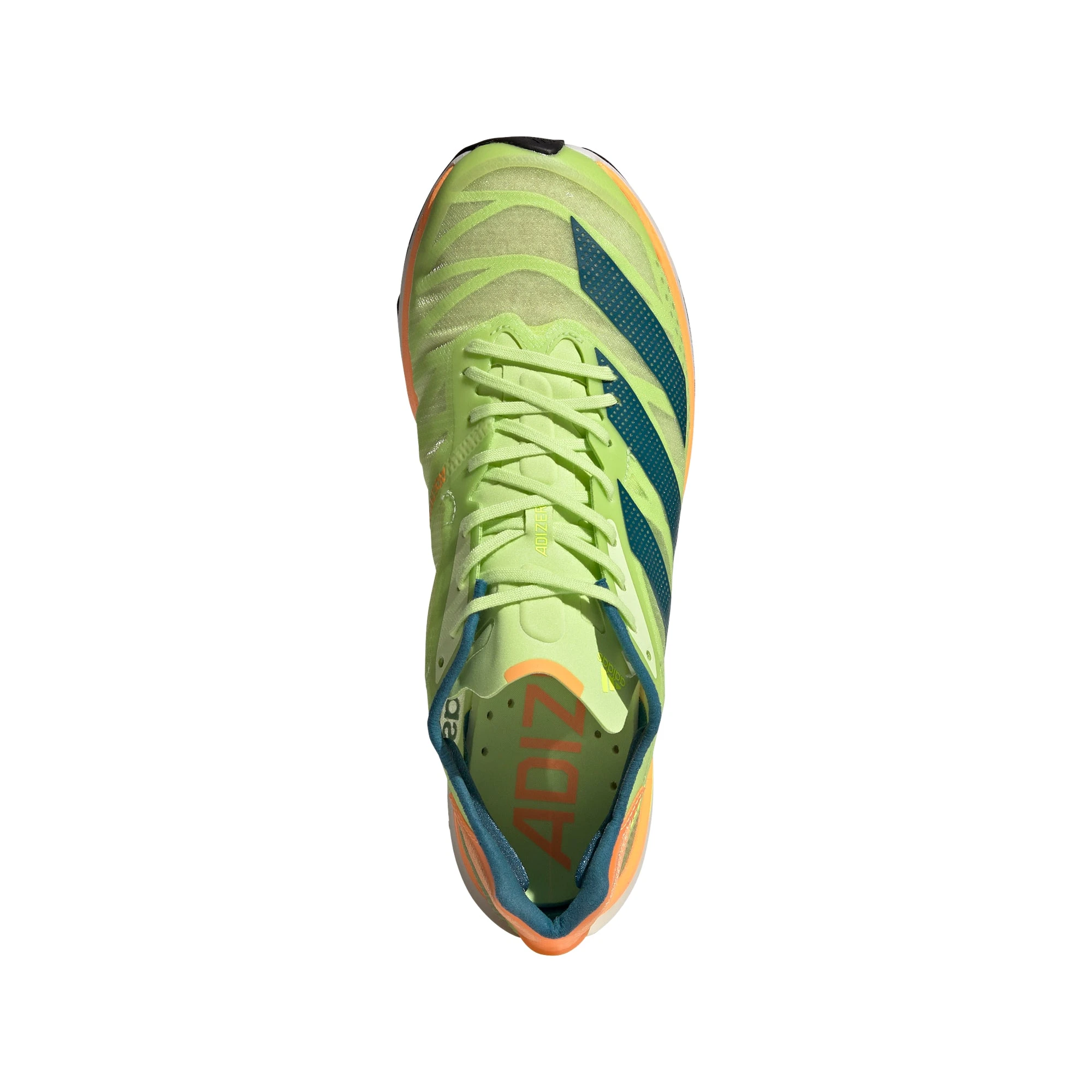 ADIDAS Unisex Adizero Adios Pro 2 (Pulse Lime/Real Teal/Flash Orange) 7 ADIDAS Unisex Adizero Adios Pro 2 (Pulse Lime/Real Teal/Flash Orange) - Image 5