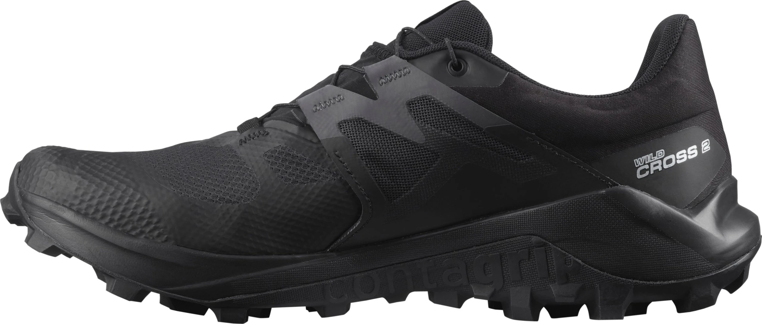 Salomon Men's Wildcross 2 GTX (Black/Black/Ebony) 4 Salomon Men's Wildcross 2 GTX (Black/Black/Ebony) - Image 2