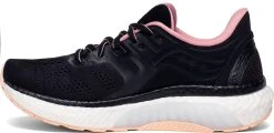 Saucony Women's Hurricane 23 (45 - Black/Rosewater) -Swiftwick Shop S10615 45 2 2601x1266