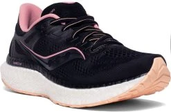 Saucony Women's Hurricane 23 (45 - Black/Rosewater) -Swiftwick Shop S10615 45 5 2094x1371
