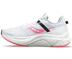 Saucony Women’s Tempus (86 - White/VIZI Pink) -Swiftwick Shop S10720 86 2 2400x1980