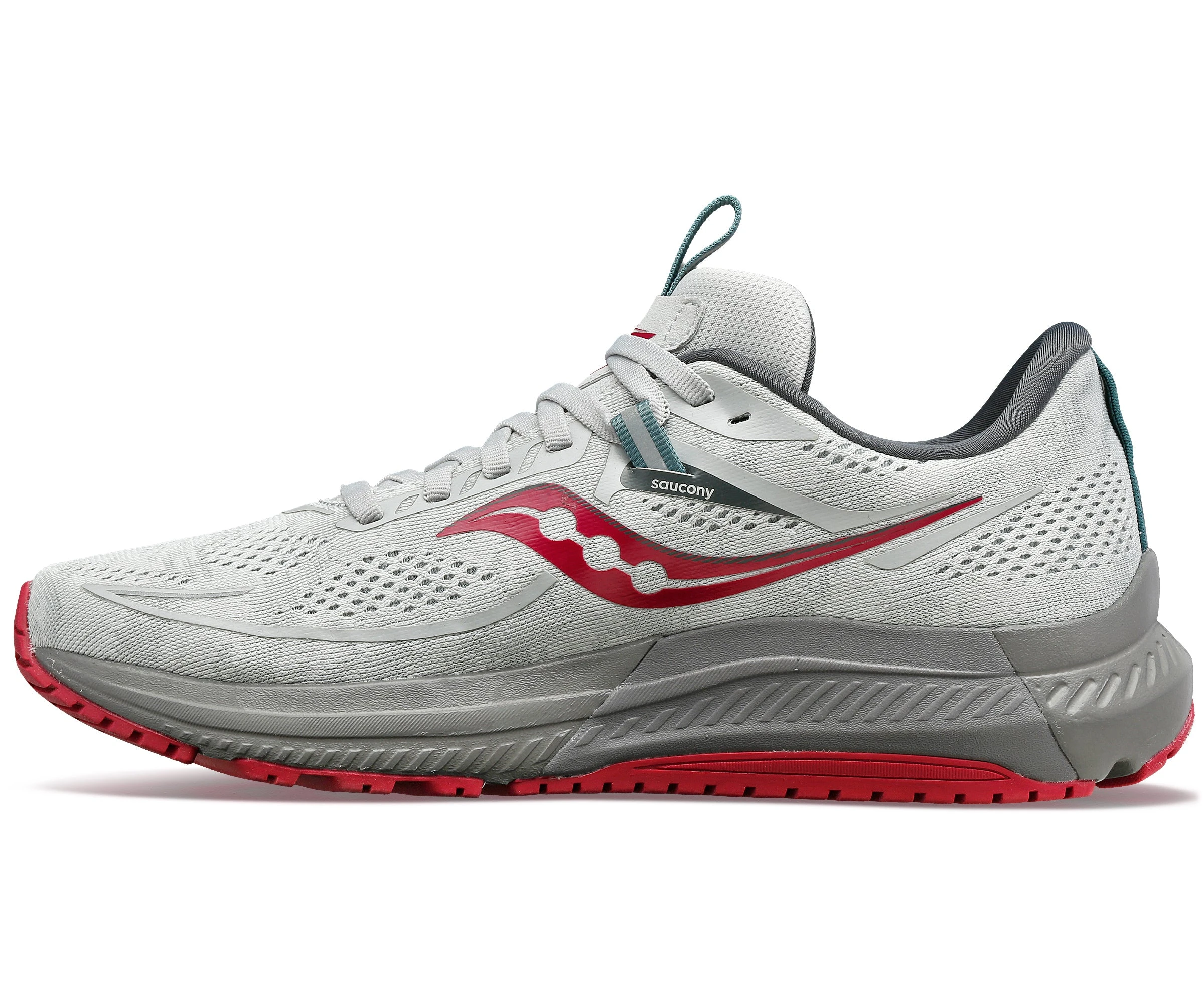 Saucony Women's Omni 21 (16 - Concrete/Berry) 5 Saucony Women's Omni 21 (16 - Concrete/Berry) - Image 3