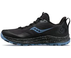 Saucony Women's Peregrine ICE+ 3 (10 - Black/Summit) -Swiftwick Shop S10791 10 2 2400x1980