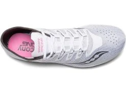 Saucony Women's Endorphin 2 (4 - White/Pink) -Swiftwick Shop S19046 4 31 640x480