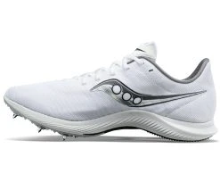 Saucony Women's Velocity MP (01 - White/Silver) -Swiftwick Shop S19099 01 2 2400x1980