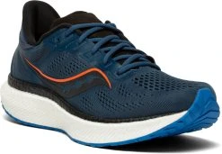 Saucony Men's Hurricane 23 (30 - Space/Royal/Fire) -Swiftwick Shop S20615 30 5 2461x1701