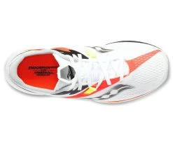 Saucony Men's Endorphin Pro 2 "Hot Streak" (116 - White/Vizired) -Swiftwick Shop S20687 116 3 2400x1980