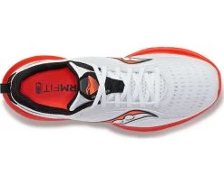 Saucony Men's Kinvara 13 (85 - White/Black/Vizi) -Swiftwick Shop S20723 85 3 826x685