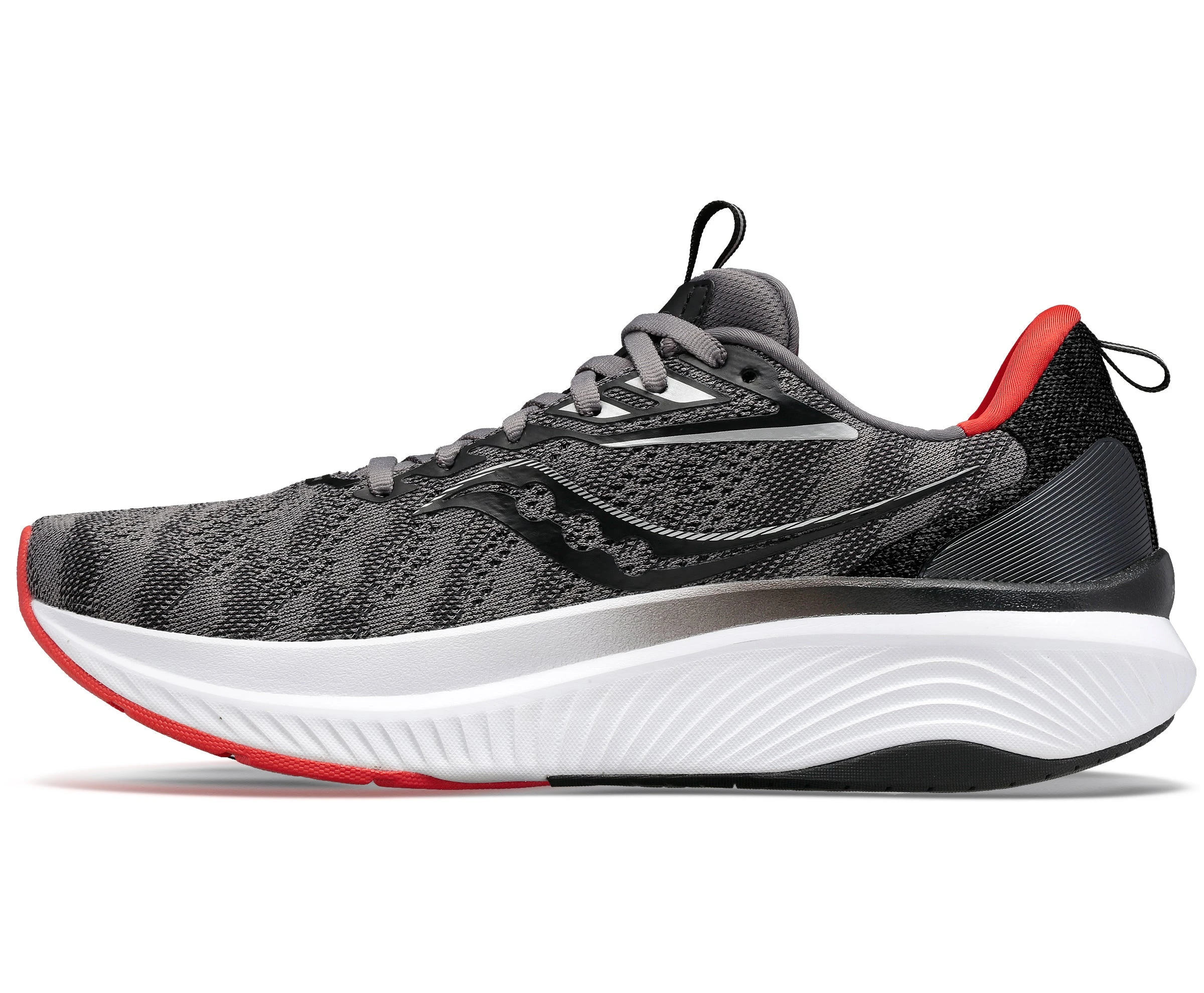 Saucony Men's Echelon 9 (20 - Charcoal/Red Sky) 5 Saucony Men's Echelon 9 (20 - Charcoal/Red Sky) - Image 3