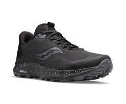 Saucony Peregrine Ice+ 3 (10 - Black/Shadow) -Swiftwick Shop S20791 10 5 2400x1980