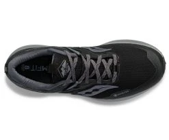 Saucony Men's Ride 15 TR GTX (10 - Black/Charcoal) -Swiftwick Shop S20799 10 3 2400x1980