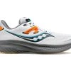 Saucony Men's Guide 16 (85 - White/Gravel) -Swiftwick Shop S20810 85 1 2400x1980