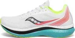 Saucony Women's Endorphin Pro (10 - White Mutant) -Swiftwick Shop WEndorphinProMedial 2047x1033