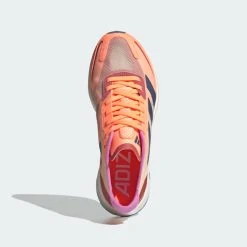 ADIDAS Women's Adizero Boston 11 (Beam Orange/Wonder Steel/Bliss Orange) -Swiftwick Shop f506089cea104a0db7c8ae6f014115ca 9366 840x840