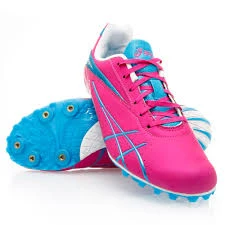Asics Women's Hyper Rocket Girl SP 4 (Hot Pink/Electric Blue/White) 3 Asics Women's Hyper Rocket Girl SP 4 (Hot Pink/Electric Blue/White)