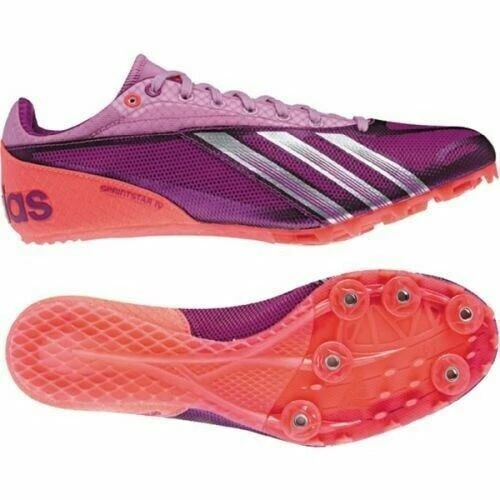 ADIDAS Women's Sprintstar 4 (Redzes/Metallic Silver/Vivid Pink) 3 ADIDAS Women's Sprintstar 4 (Redzes/Metallic Silver/Vivid Pink)